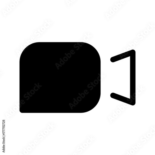 Video Icon Vector Symbol Design Illustration