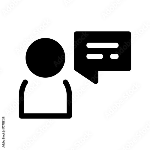 Spoken Languages Icon Vector Symbol Design Illustration