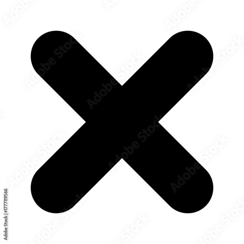 Cross Icon Vector Symbol Design Illustration