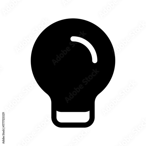 Bulb Icon Vector Symbol Design Illustration
