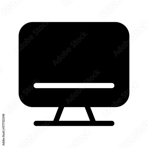Monitor Icon Vector Symbol Design Illustration
