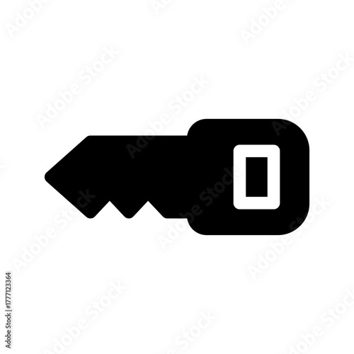 Key Icon Vector Symbol Design Illustration
