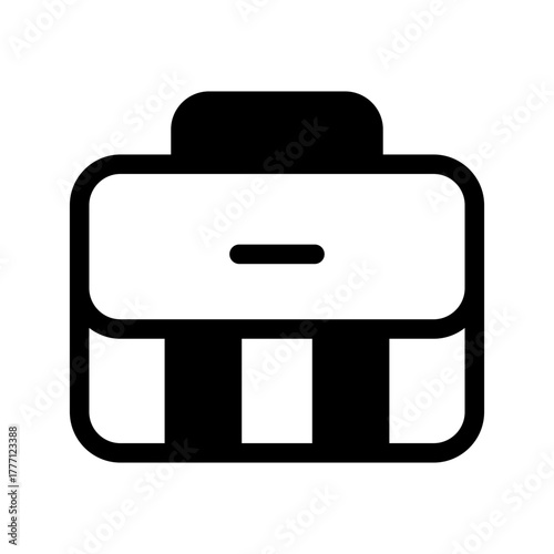 Briefcase Icon Vector Symbol Design Illustration