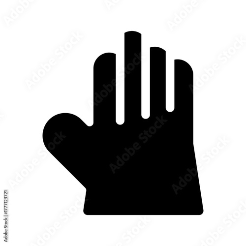 Glove Icon Vector Symbol Design Illustration