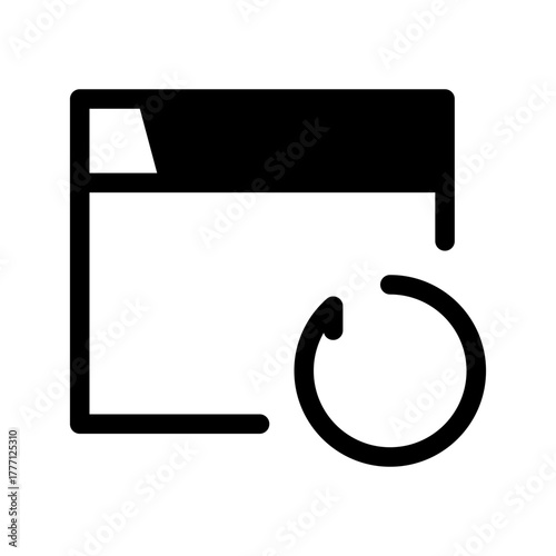 Refresh Icon Vector Symbol Design Illustration