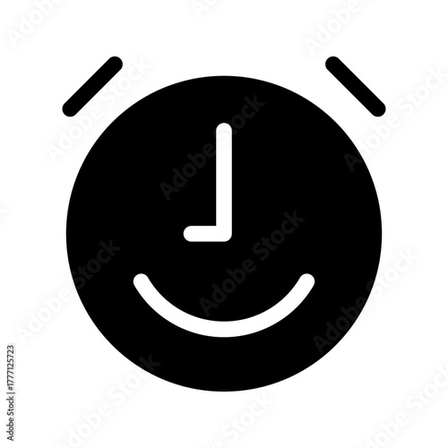 Alarm Clock Icon Vector Symbol Design Illustration