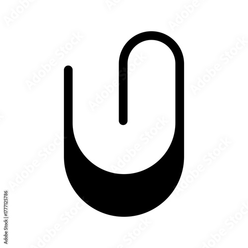 Clip Icon Vector Symbol Design Illustration