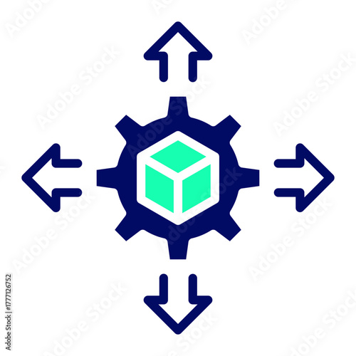 Distribution Center Icon