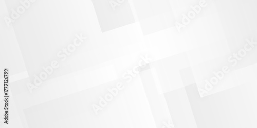 White and gray overlap transparent triangle geometric technology pattern. minimal rectangle randomly arranged white triangle geometric transparent background layers overlapping presentation design.	