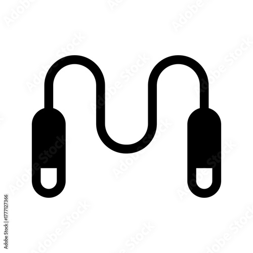Jumping Rope Icon Vector Symbol Design Illustration
