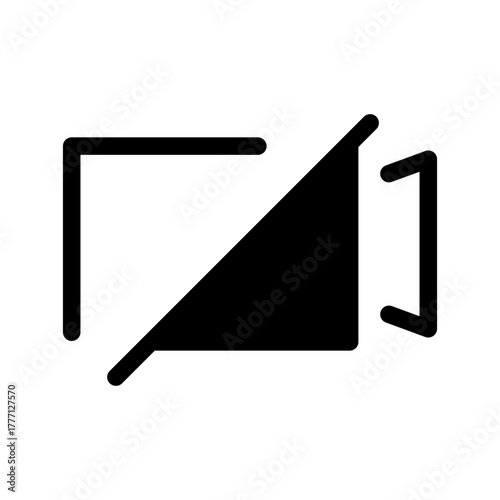 Camera Off Icon Vector Symbol Design Illustration