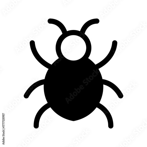 Bug Icon Vector Symbol Design Illustration