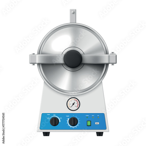 Autoclave laboratory equipment designed for sterilization in medical and research settings