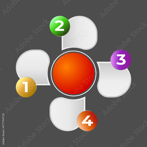 infographic structure elements for presentation activities