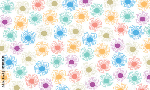 fondo horizontal con formas de color