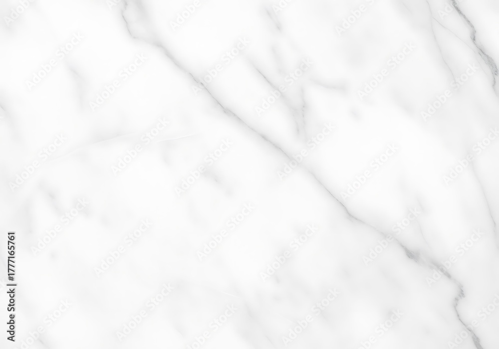 Obraz premium Classic white marble texture featuring subtle, elegant gray veining for a clean and minimalist background