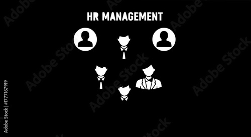 Visualize dynamic human resources management with a clear organizational chart, showcasing team structure and professional relationships for modern business strategies and corporate planning.
