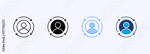 Individual Icon Set Multiple Style Collection