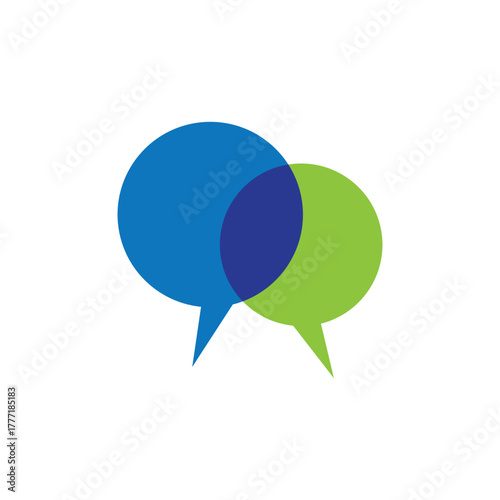 simple and creative speech bubble design