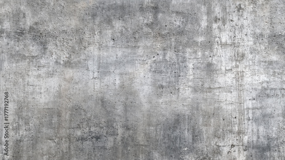 Obraz premium Weathered concrete surface exhibits various textures and tones showcasing times impact on urban spaces.
