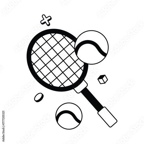 Combat sport representing strength and technique – Vector Icons