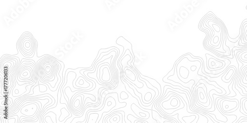 Abstract pattern with lines topographic map background. Topography and geography map grid abstract backdrop. Topographic cartography. Topographic Map. Topographic Relief.	