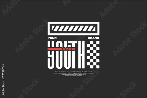 streetwear urban fashion template for printing	
