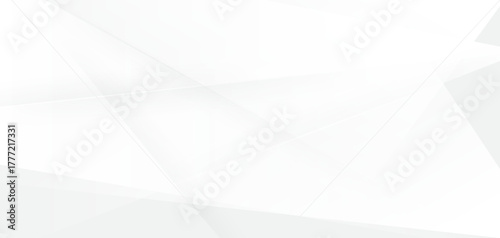 white abstract modern background. simple texture design line shadows. template poster, banner or cover thumbnail.