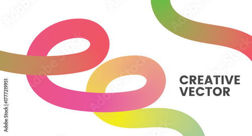 Dynamic Color Swirl – Abstract Gradient Lines with Fluid Motion Pattern