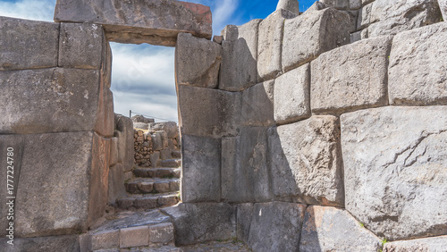 Tableau sur toile The ancient Inca fortress Sacsayhuaman