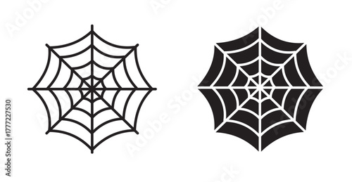Spider web icon