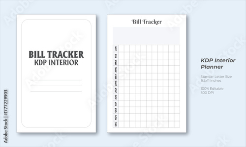 Bill tracker KDP interior