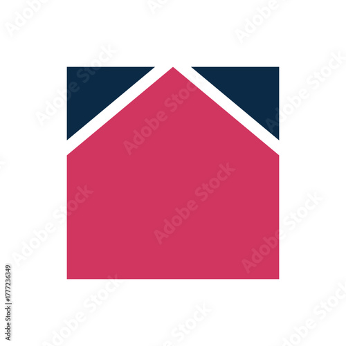 Logo Dachdecker, Maklerbüro oder Architekt