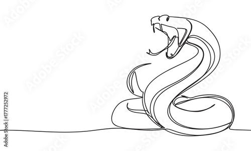 Continuous Line Cobra Strike