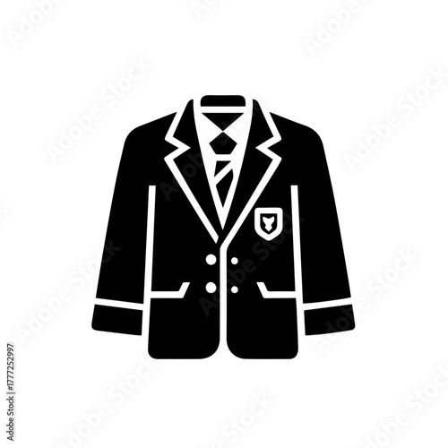 Neat and Modern School Uniform Vector Illustration