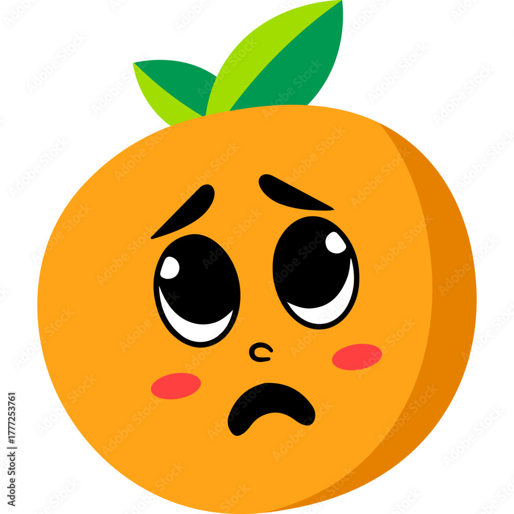 Fototapeta premium Cute Fruits Element