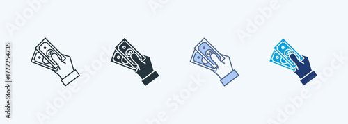 Banknote Multiple Style Icon Collection