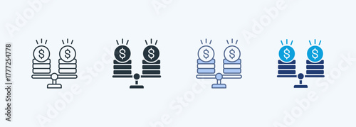 Balance Multiple Style Icon Collection