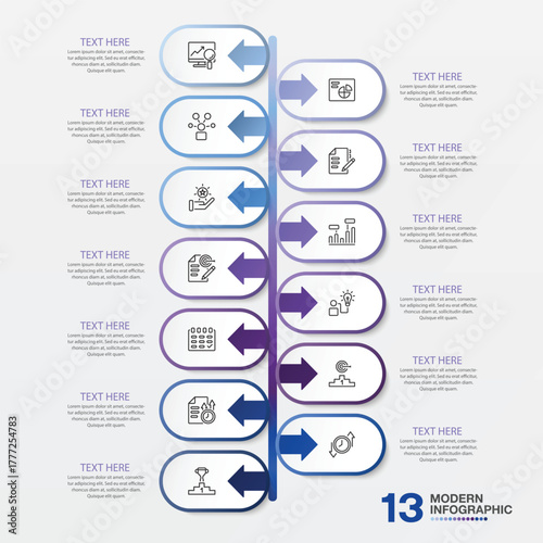 Infographic 13 steps.