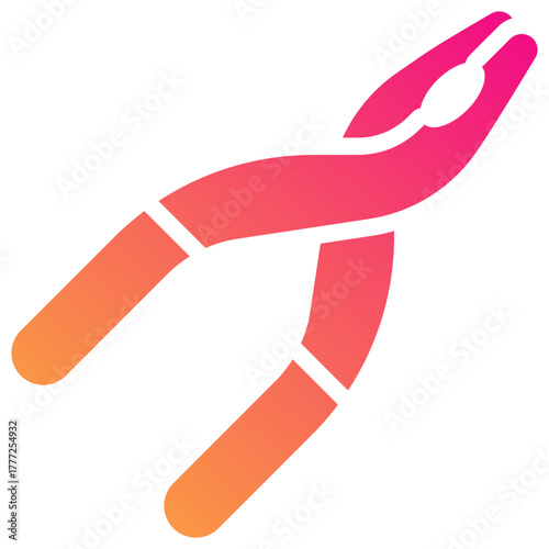 pliers gradient fill icon