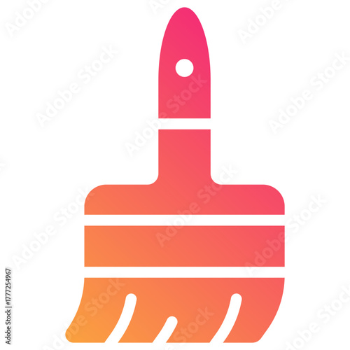 paint brush gradient fill icon