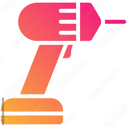 drill gradient fill icon
