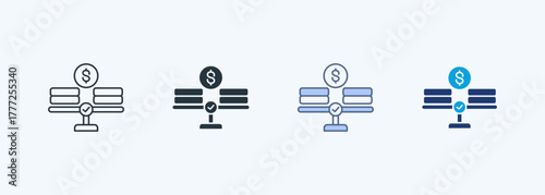 Financial Stability Multiple Style Icon Collection