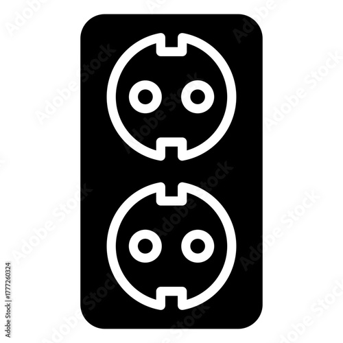Socket Glyph Icon