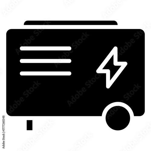 Generator Glyph Icon