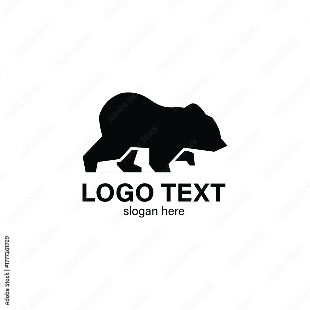 Obraz premium ANIMAL LOGO BEAR VECTOR 1