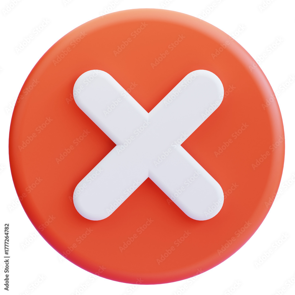 Obraz premium 3D Wrong