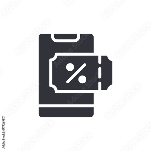 Smartphone With Voucher Code Promotional Discount Offer