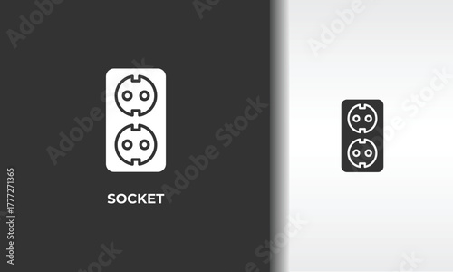 Socket Vector, Icon Or Logo Sign Isolated Symbol Illustration