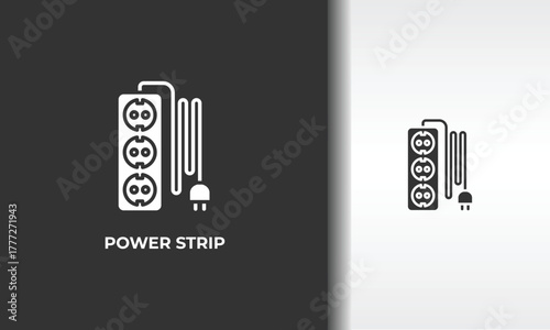 Power Strip Vector, Icon Or Logo Sign Isolated Symbol Illustration